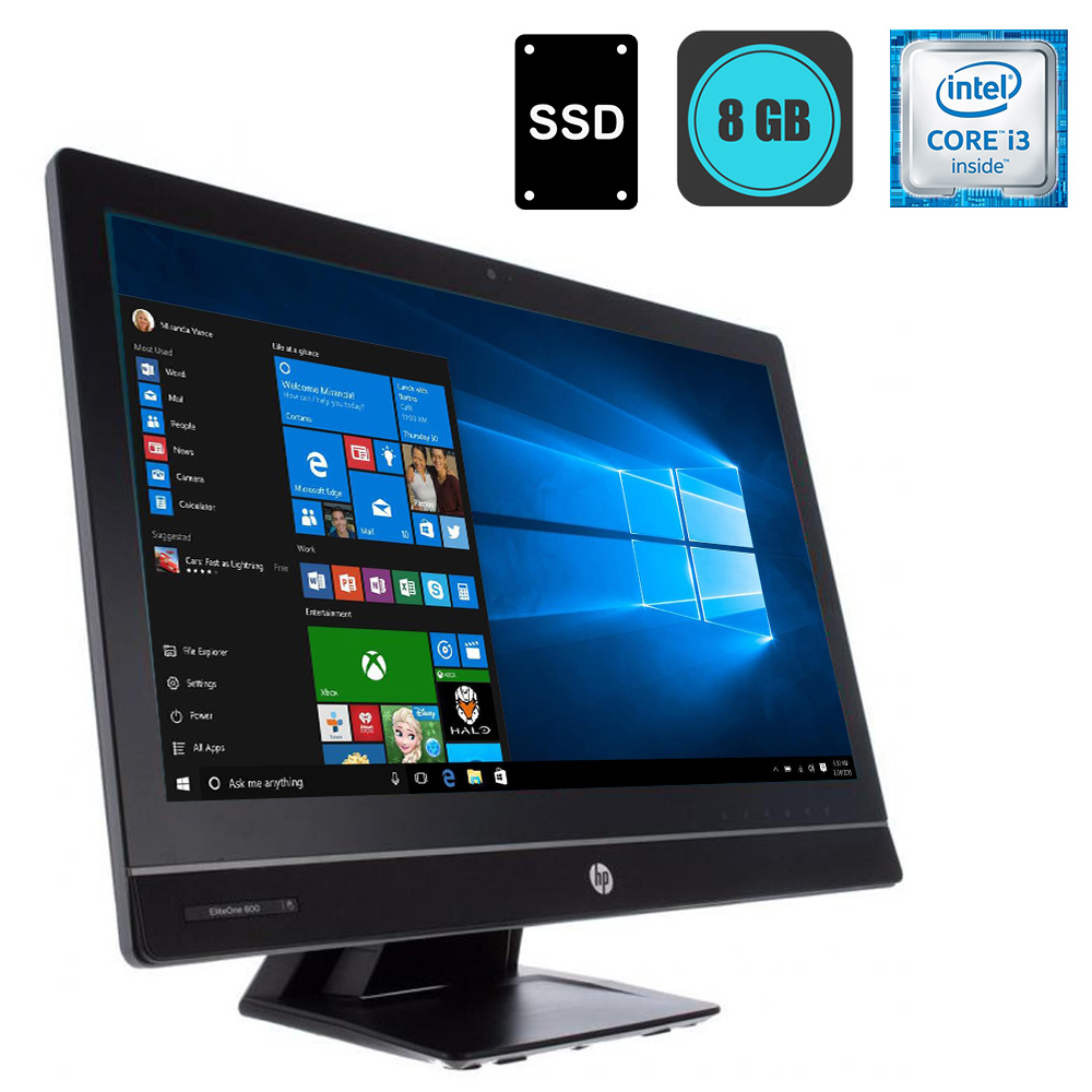HP EliteOne 800 G1 23'' i3-4130, 8GB DDR3, 240GB SSD HP EliteOne 800 G1 23'' i3-4130, 8GB DDR3, 240GB SSD